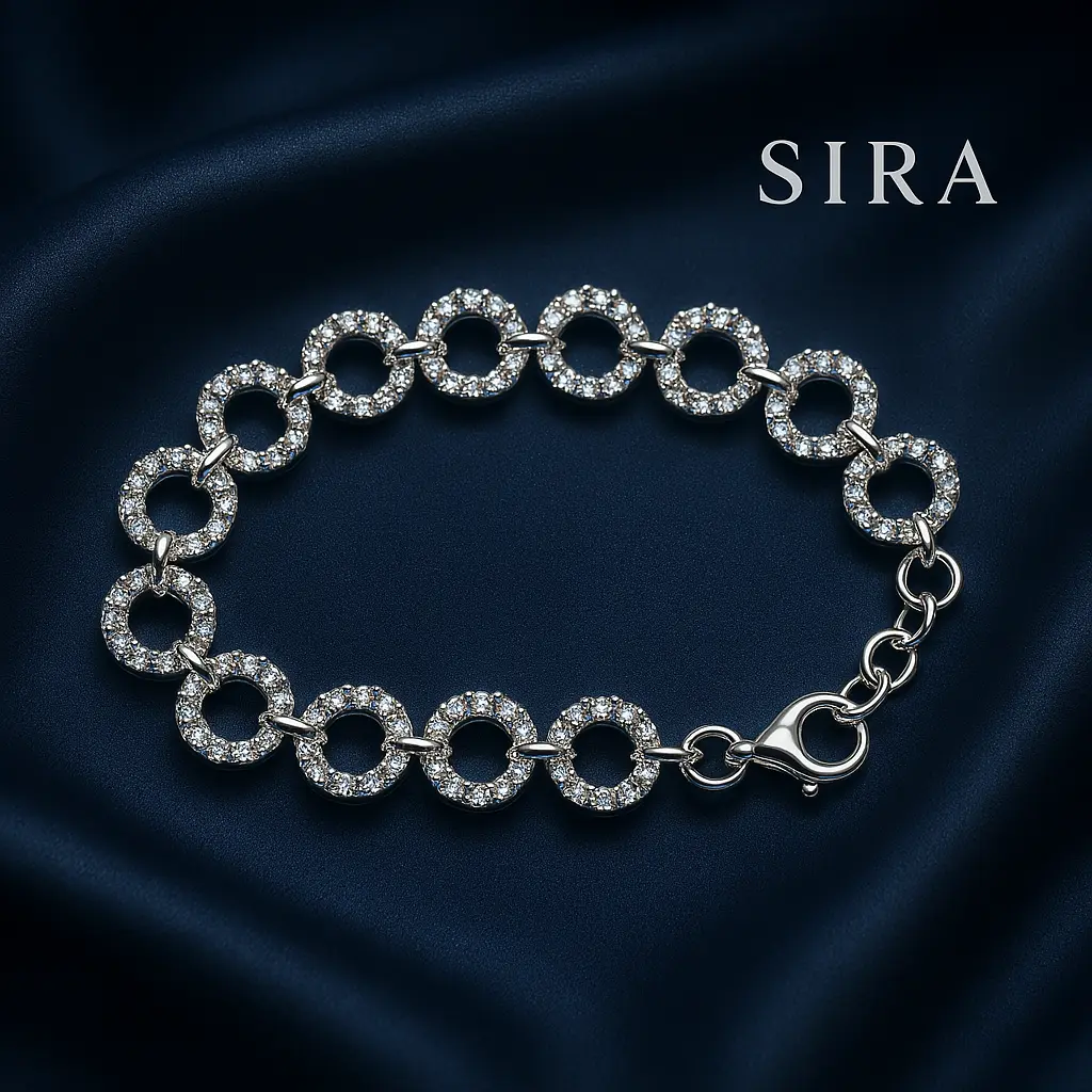 Zircon Circle Bracelet