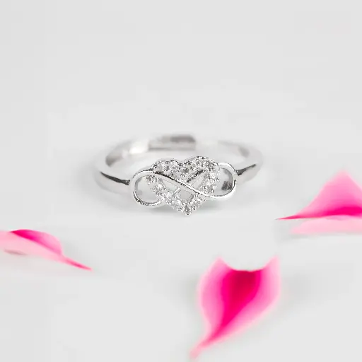 Infinity Heart Ring